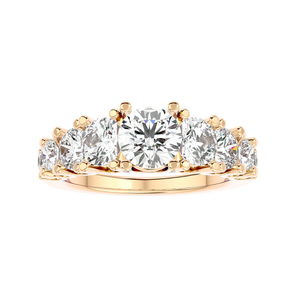 Custom Made Kruna Moissanite Ring by Solitairz Affair