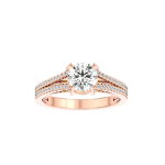 Custom Made Oziv Moissanite Ring by Solitairz Affair