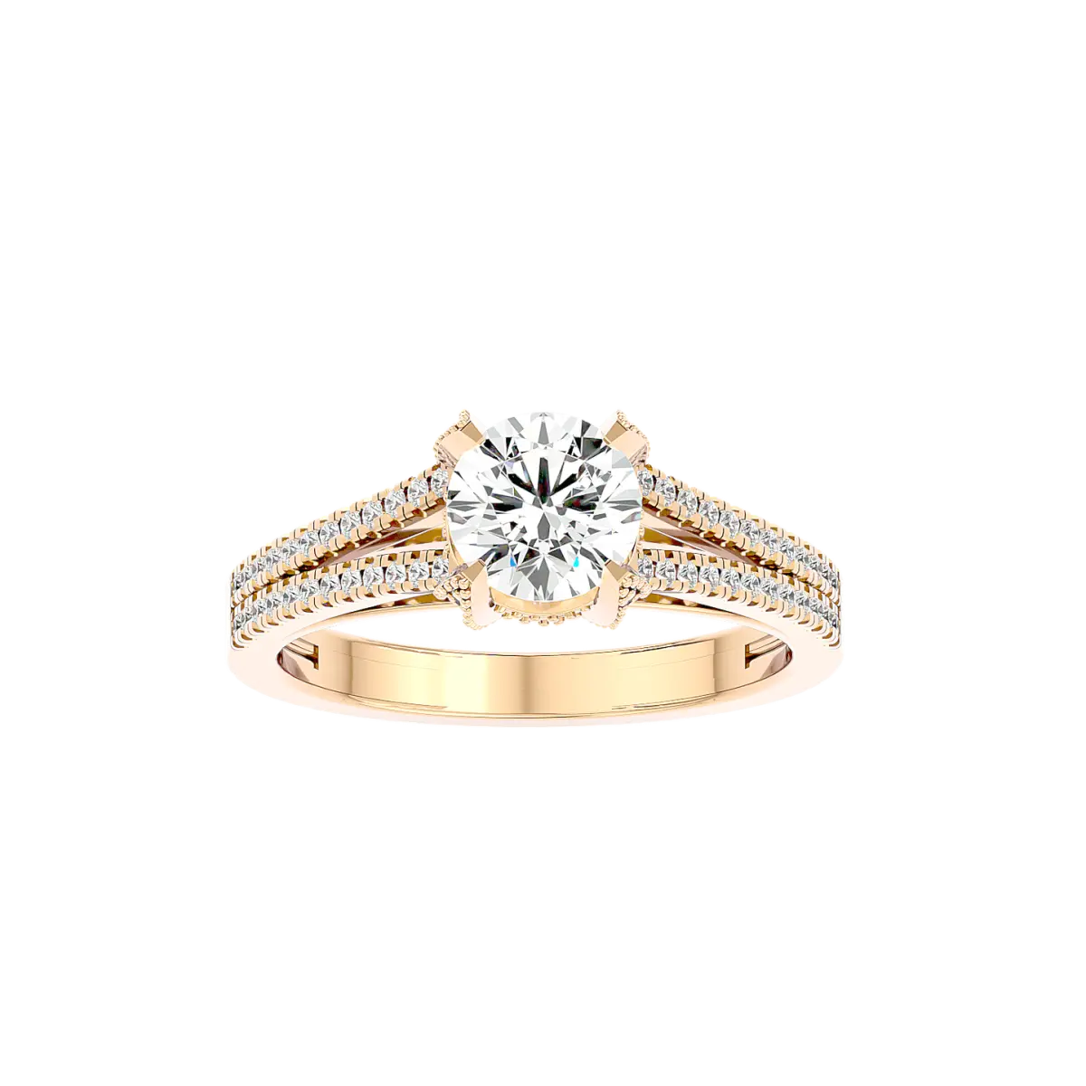 Custom Made Oziv Moissanite Ring by Solitairz Affair