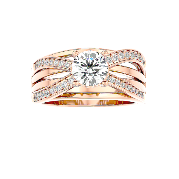 Custom Made Cruzar Moissanite Ring by Solitairz Affair