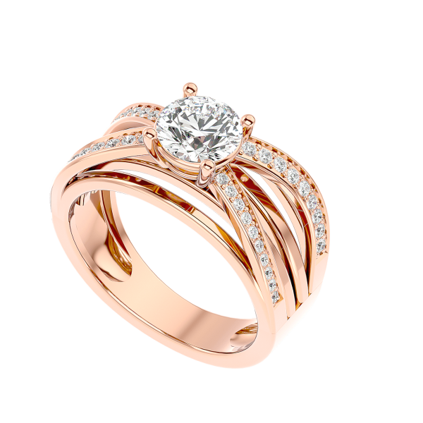 Custom Made Cruzar Moissanite Ring by Solitairz Affair