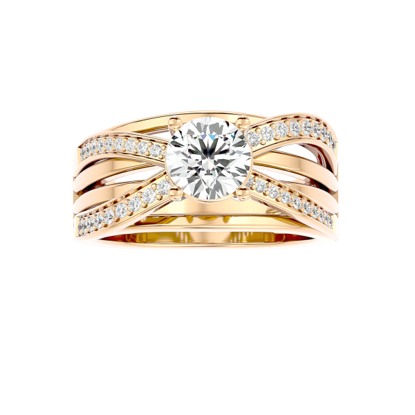 Custom Made Cruzar Moissanite Ring by Solitairz Affair