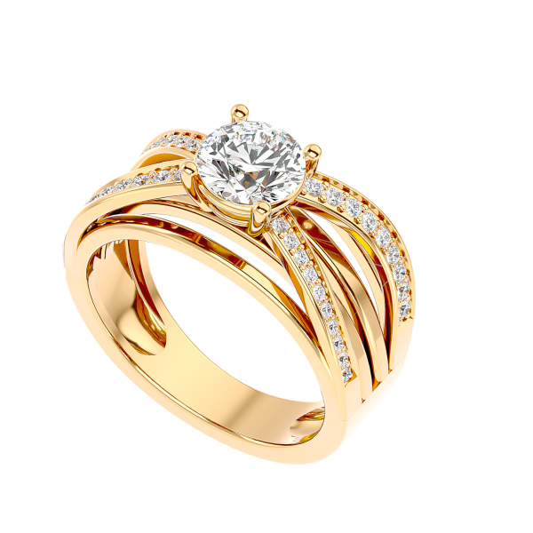 Custom Made Cruzar Moissanite Ring by Solitairz Affair