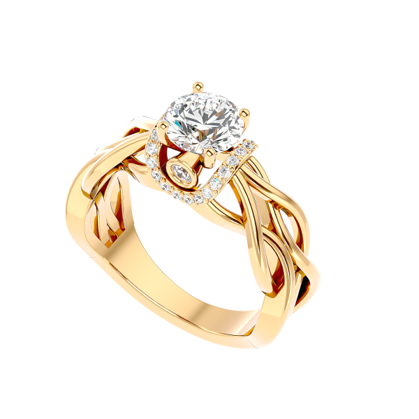 Custom Made Mesha Halo Moissanite Ring by Solitairz Affair