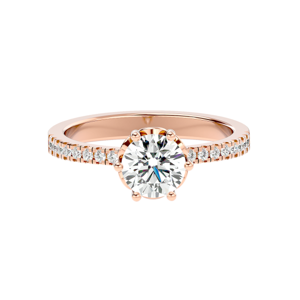 Custom Made Classique Moissanite Ring by Solitairz Affair