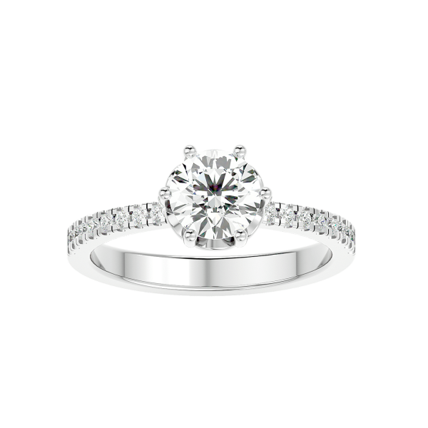 Custom Made Classique Moissanite Ring by Solitairz Affair