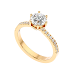 Custom Made Classique Moissanite Ring by Solitairz Affair