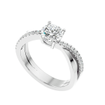 Custom Made Petra Moissanite Ring by Solitairz Affair