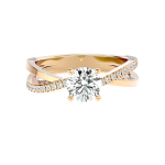 Custom Made Petra Moissanite Ring by Solitairz Affair