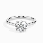 Custom Made 0.50ct Moissanite Solitaire Ring by Solitairz Affair