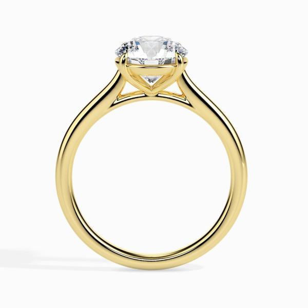 Custom Made Solitaire Engagement Moissanite Ring by Solitairz Affair