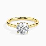 Custom Made 2 Carat Moissanite Willa Solitaire Ring by Solitairz Affair