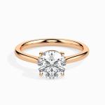 Custom Made 2 Carat Moissanite Willa Solitaire Ring by Solitairz Affair