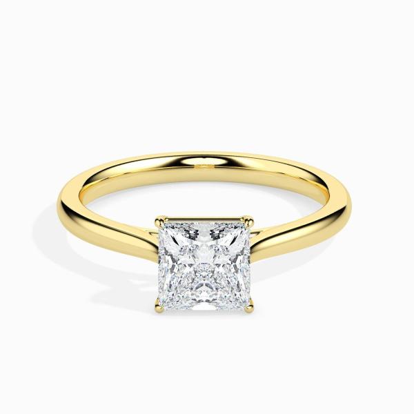 Custom Made Solitaire Engagement Moissanite Ring by Solitairz Affair