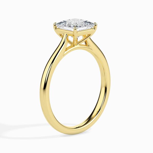 Custom Made Solitaire Engagement Moissanite Ring by Solitairz Affair