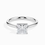 Custom Made Solitaire Engagement Moissanite Ring by Solitairz Affair