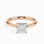 Custom Made Solitaire Engagement Moissanite Ring by Solitairz Affair