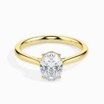 Custom Made Solitaire Engagement Moissanite Ring by Solitairz Affair