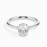 Custom Made 2 Carat Moissanite Evelyn Solitaire Ring by Solitairz Affair