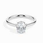 Custom Made Solitaire Engagement Moissanite Ring by Solitairz Affair