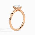 Custom Made 2 Carat Moissanite Evelyn Solitaire Ring by Solitairz Affair