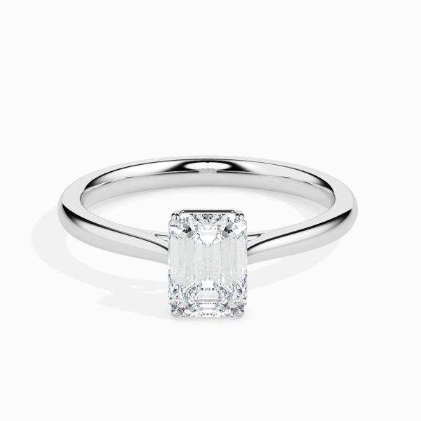 Custom Made Solitaire Engagement Moissanite Ring by Solitairz Affair