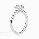 Custom Made 2 Carat Moissanite Luna Solitaire Ring by Solitairz Affair