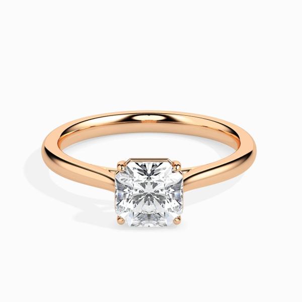 Custom Made Solitaire Engagement Moissanite Ring by Solitairz Affair