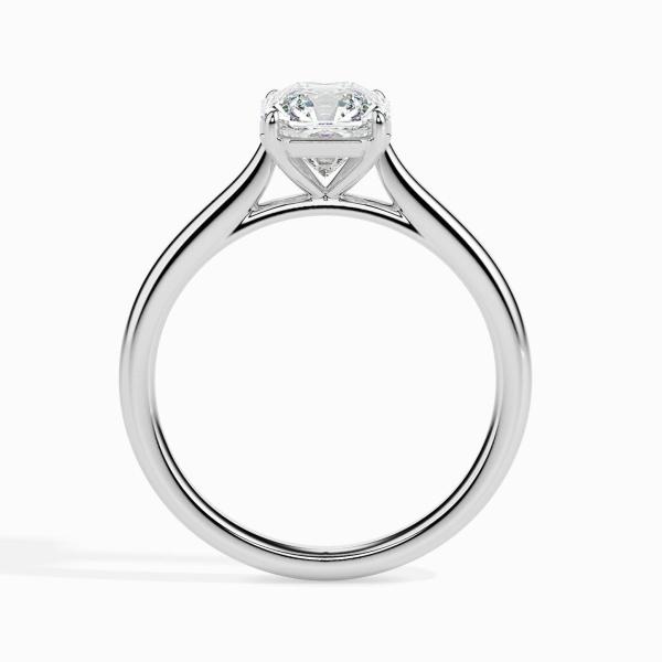 Custom Made 2 Carat Moissanite Luna Solitaire Ring by Solitairz Affair