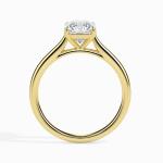 Custom Made 2 Carat Moissanite Luna Solitaire Ring by Solitairz Affair