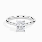 Custom Made 0.50ct Moissanite Solitaire Ring by Solitairz Affair