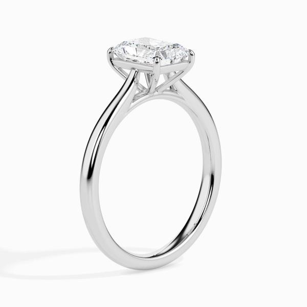 Custom Made Solitaire Engagement Moissanite Ring by Solitairz Affair