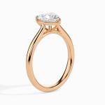 Custom Made 0.50ct Moissanite Solitaire Ring by Solitairz Affair