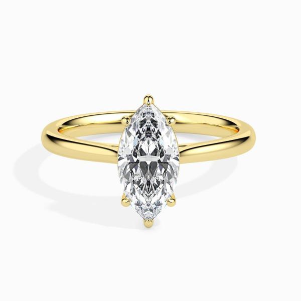 Custom Made Solitaire Engagement Moissanite Ring by Solitairz Affair