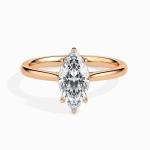 Custom Made Solitaire Engagement Moissanite Ring by Solitairz Affair