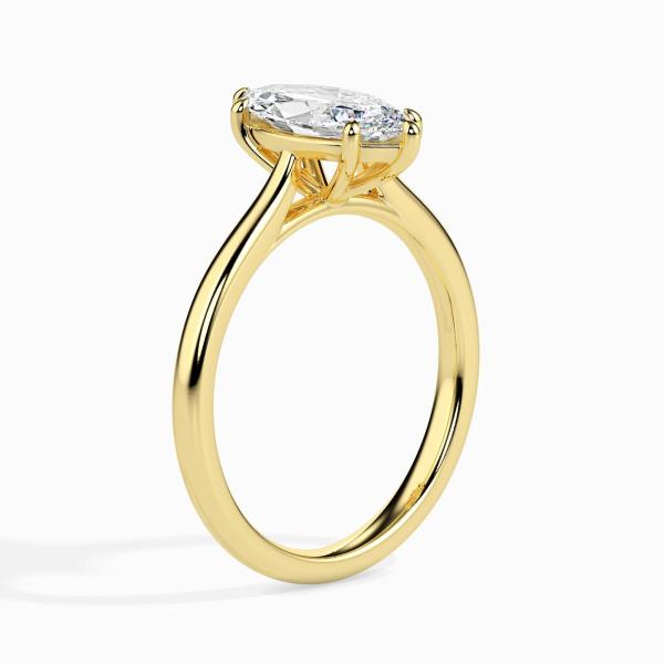 Custom Made Solitaire Engagement Moissanite Ring by Solitairz Affair