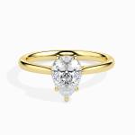 Custom Made Solitaire Engagement Moissanite Ring by Solitairz Affair