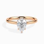 Custom Made 2 Carat Moissanite Sole Solitaire Ring by Solitairz Affair