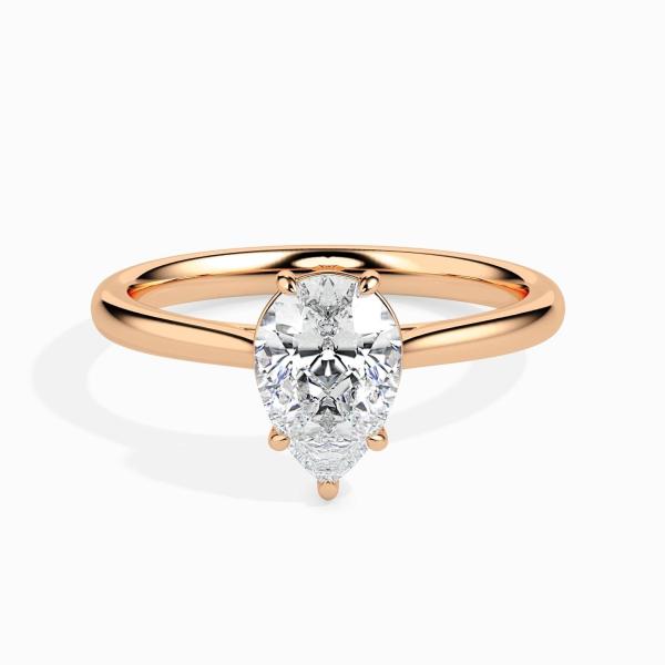 Custom Made Solitaire Engagement Moissanite Ring by Solitairz Affair