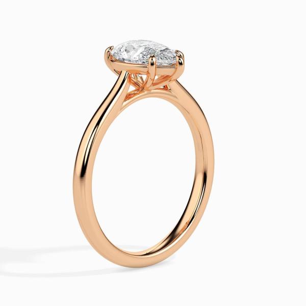 Custom Made 2 Carat Moissanite Sole Solitaire Ring by Solitairz Affair