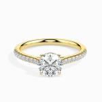 Custom Made 2 Carat Moissanite Wed Solitaire Ring by Solitairz Affair