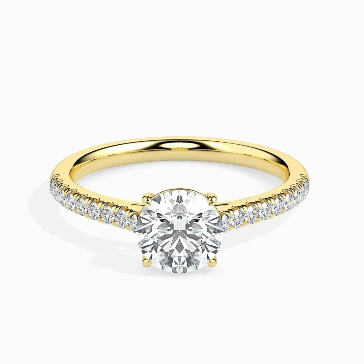 Custom Made 1.5 Carat Moissanite Wed Solitaire Ring by Solitairz Affair