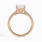 Custom Made 1.5 Carat Moissanite Hermit Solitaire Ring by Solitairz Affair