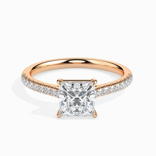 Custom Made Solitaire Engagement Moissanite Ring by Solitairz Affair