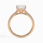 Custom Made Solitaire Engagement Moissanite Ring by Solitairz Affair