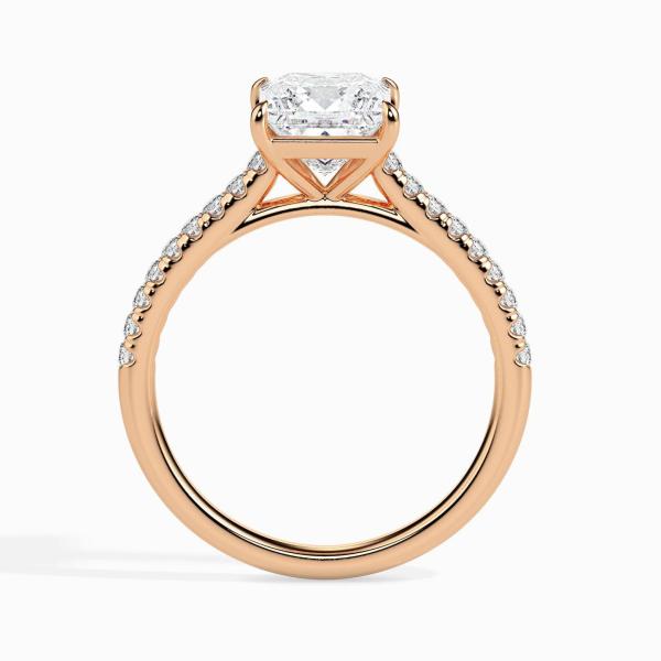 Custom Made Solitaire Engagement Moissanite Ring by Solitairz Affair