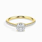 Custom Made Solitaire Engagement Moissanite Ring by Solitairz Affair