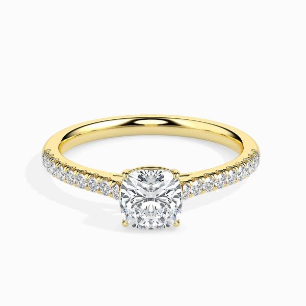 Custom Made Solitaire Engagement Moissanite Ring by Solitairz Affair