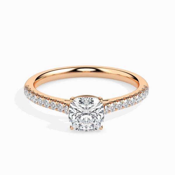 Custom Made Solitaire Engagement Moissanite Ring by Solitairz Affair