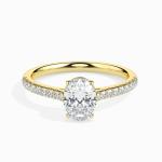 Custom Made Solitaire Engagement Moissanite Ring by Solitairz Affair